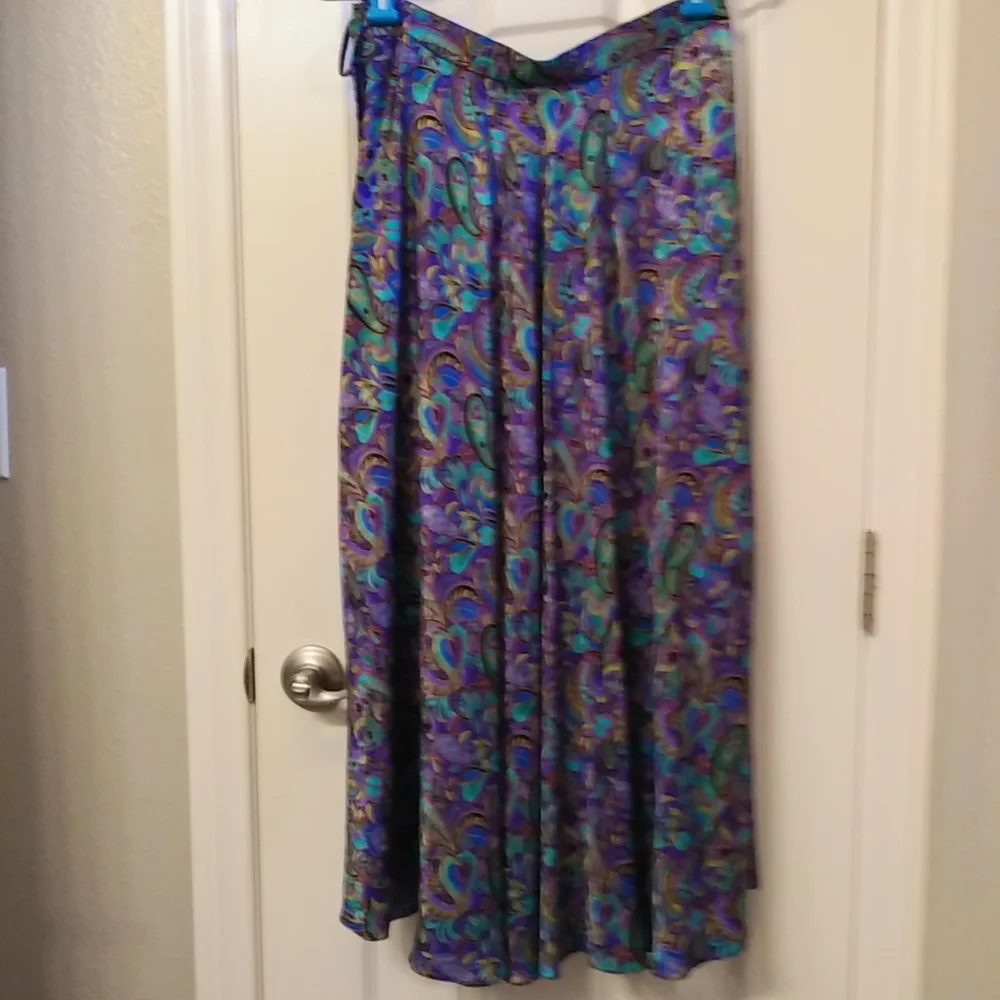 Vintage Adrianna papell silk skirt Size 12